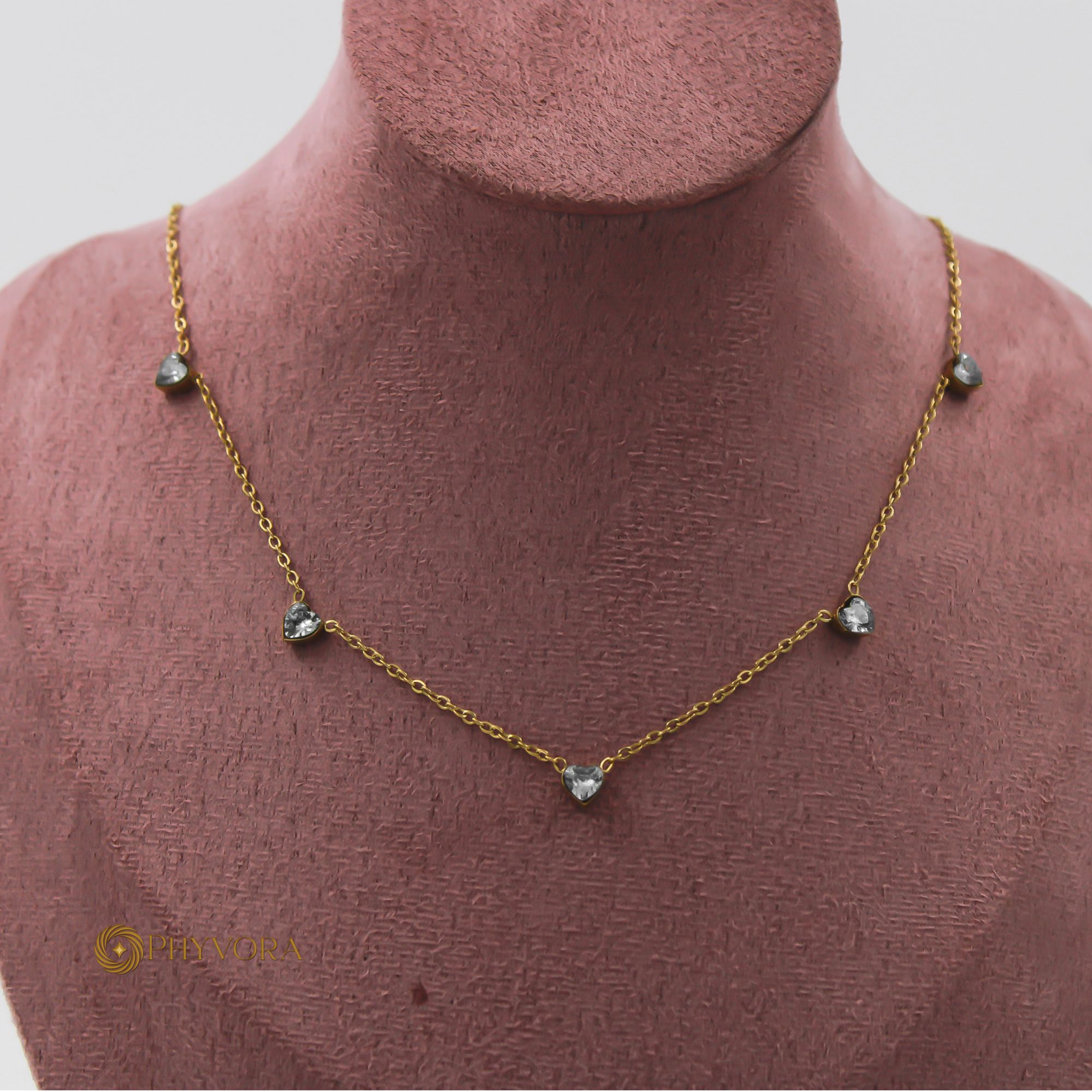 Heartlume Dainty 18k toned Necklace