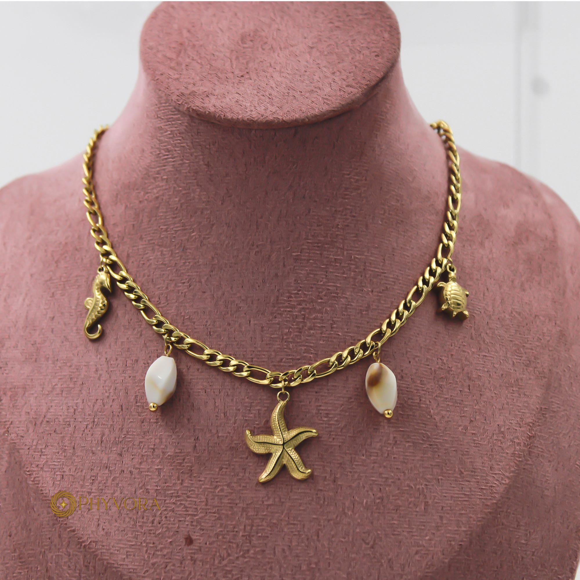 Seaborn Grace Charm Collier 18k necklace