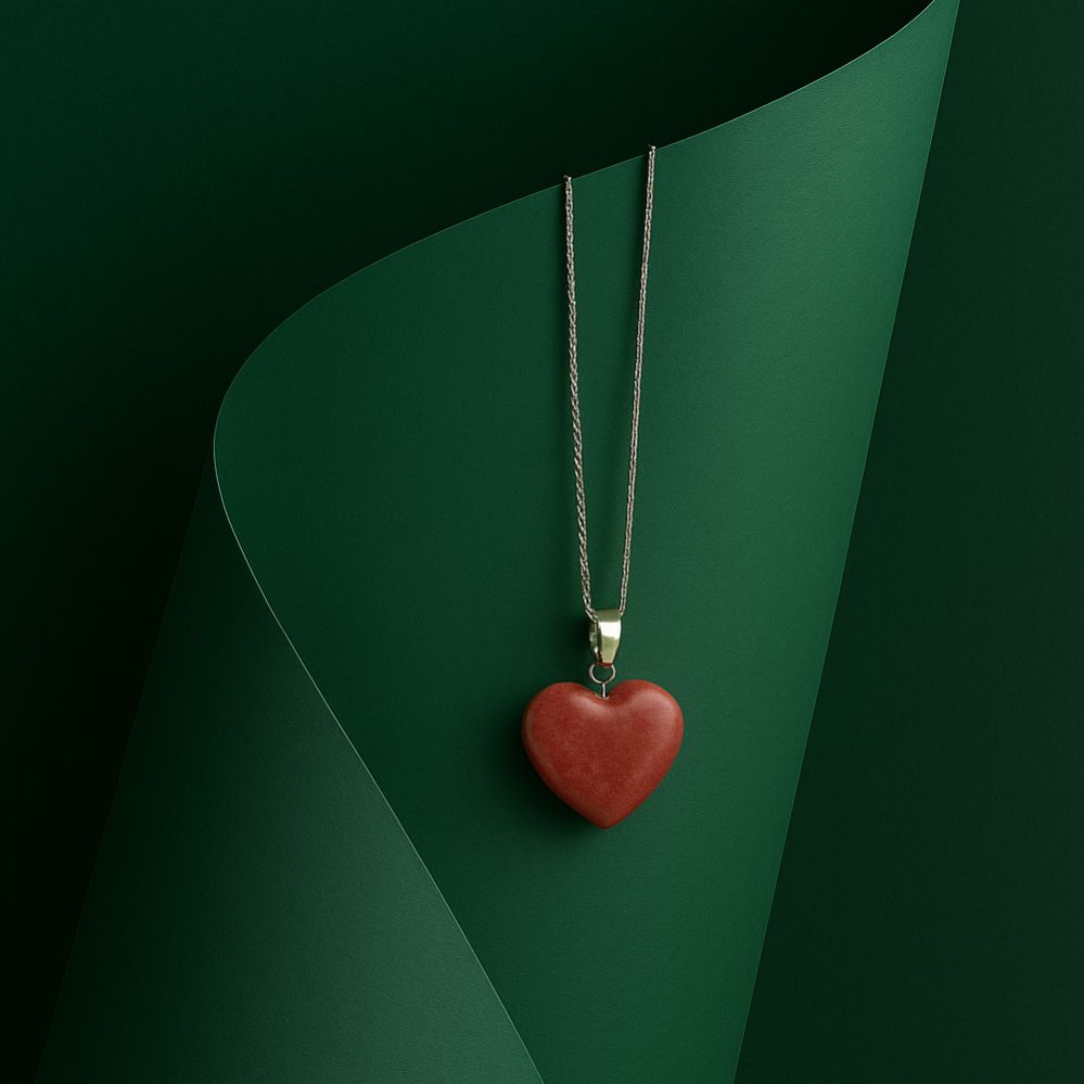 Earthstone Heart Pendant - Grounded in Love