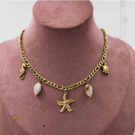 Seaborn Grace Charm Collier 18k necklace